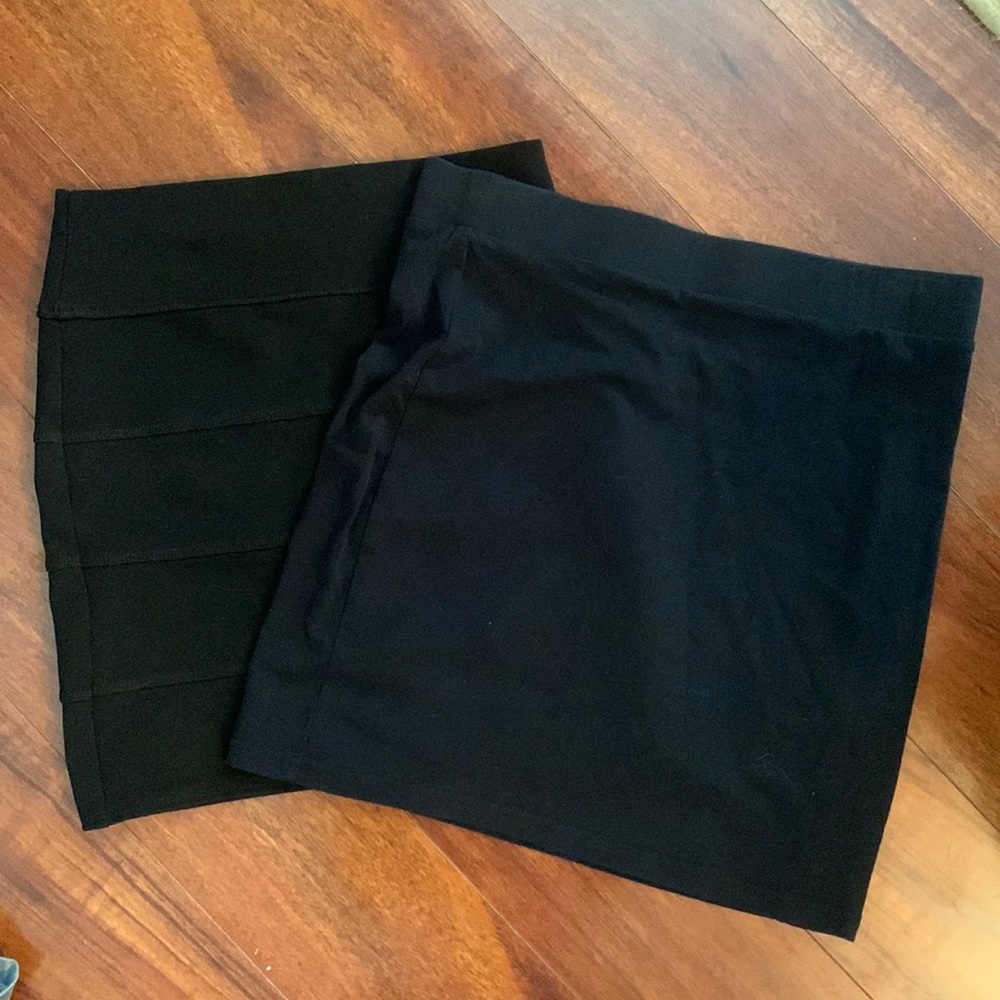 Charlotte Russe and H&M black skirt bundle